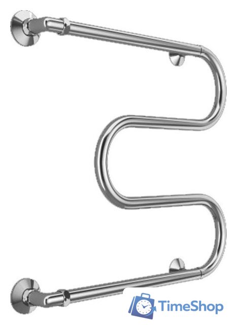 Полотенцесушитель TERMINUS М-образный 3/4 500x500 (боковое подключение, хром) - Изображение №2 — Интернет-магазин Time-Shop