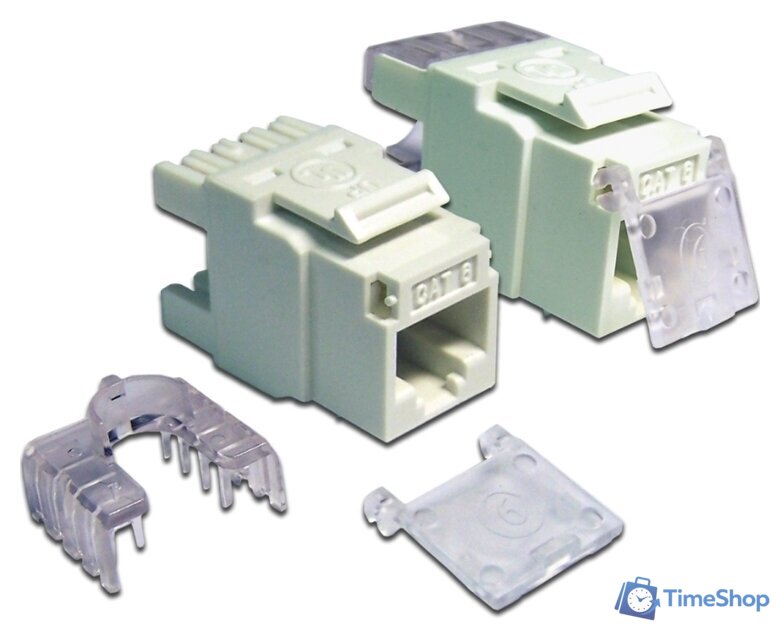 Коннектор Lanmaster LAN-OK45U6/180-WH - Изображение №1 — Интернет-магазин Time-Shop