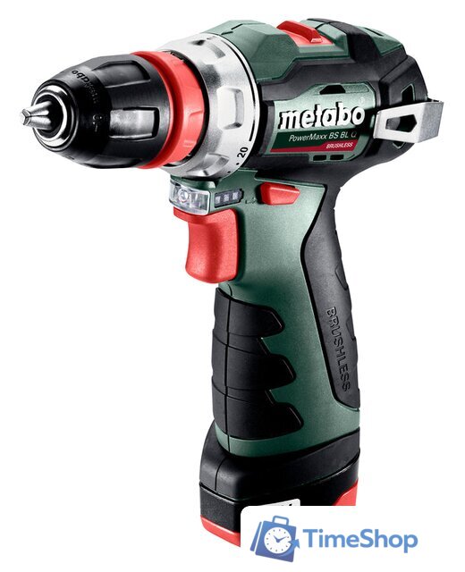 Дрель-шуруповерт Metabo PowerMaxx BS BL Q 601749500 (с 2-мя АКБ, кейс) - Изображение №1 — Интернет-магазин Time-Shop