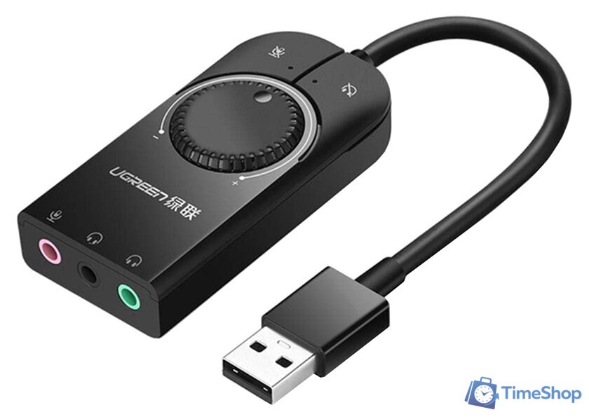 USB аудиоадаптер Ugreen CM129 40964 - Изображение №1 — Интернет-магазин Time-Shop