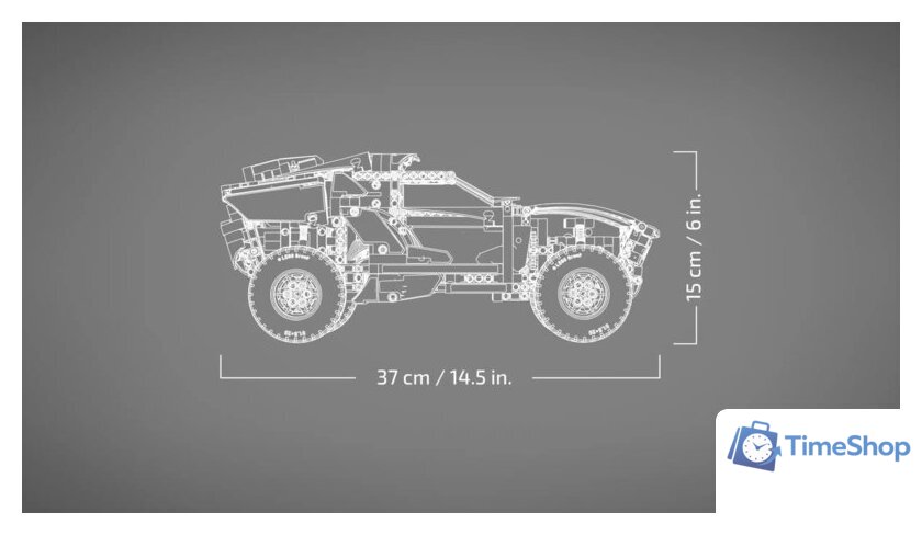 Конструктор LEGO Technic 42160 Audi RS Q e-tron - Изображение №6 — Интернет-магазин Time-Shop