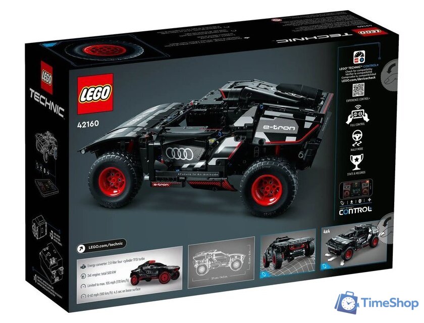 Конструктор LEGO Technic 42160 Audi RS Q e-tron - Изображение №7 — Интернет-магазин Time-Shop