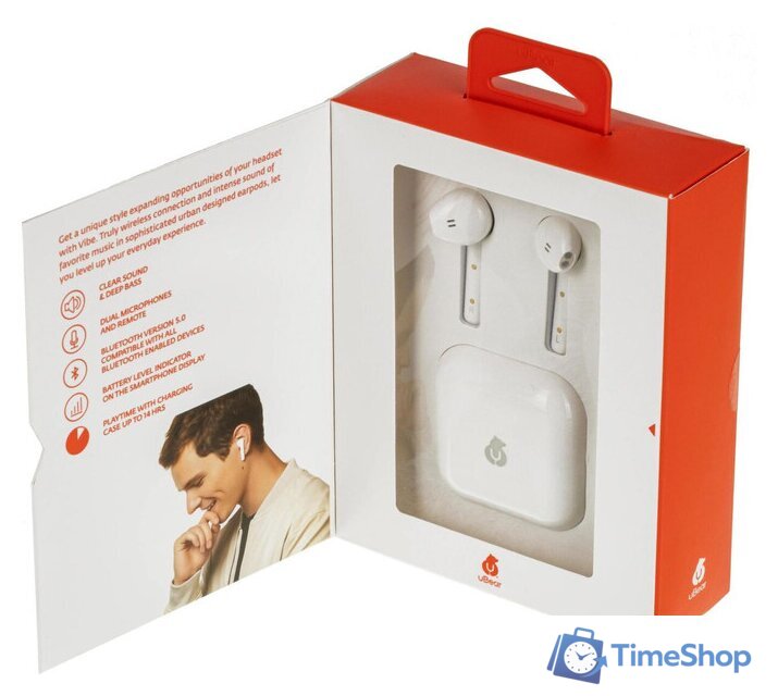 Наушники uBear Vibe (белый) - Изображение №13 — Интернет-магазин Time-Shop