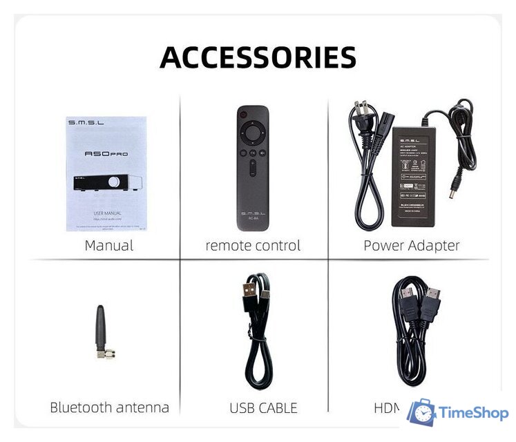 Интегральный усилитель SMSL A50 Pro - Изображение №5 — Интернет-магазин Time-Shop