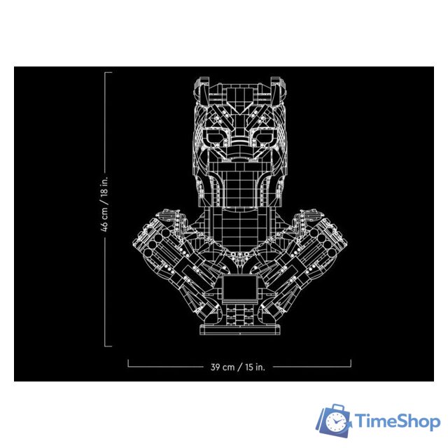 Конструктор LEGO Super Heroes Marvel 76215 Черная пантера - Изображение №7 — Интернет-магазин Time-Shop