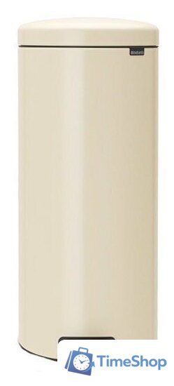 Мусорное ведро Brabantia Pedal Bin NewIcon 30 л (миндальный) - Изображение №1 — Интернет-магазин Time-Shop