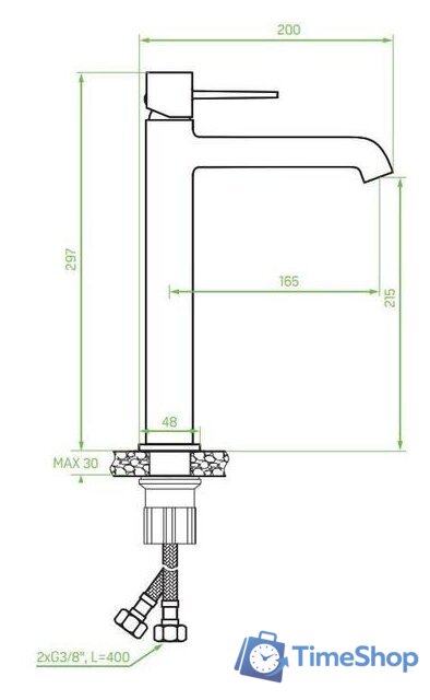 Смеситель Laveo Pola BAP 02ND - Изображение №2 — Интернет-магазин Time-Shop