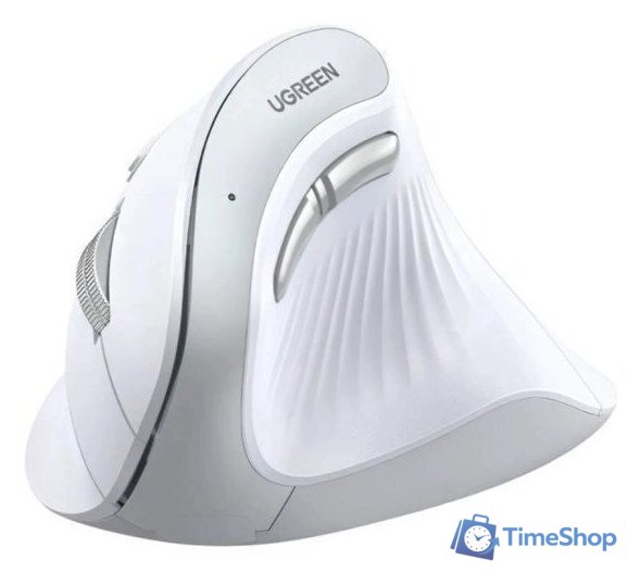 Вертикальная мышь Ugreen MU008 45759 (белый) - Изображение №1 — Интернет-магазин Time-Shop