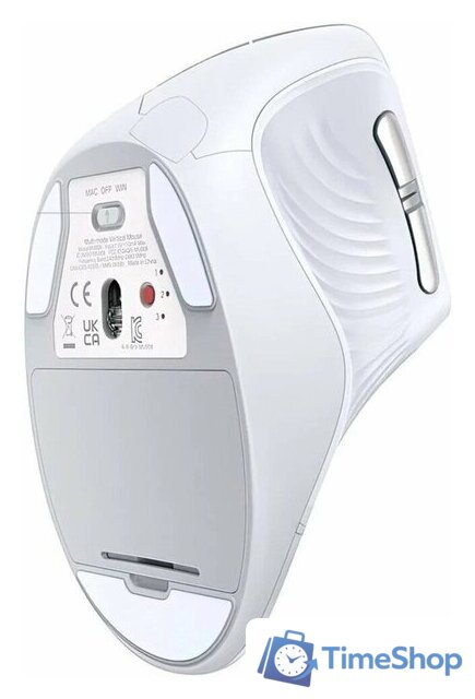 Вертикальная мышь Ugreen MU008 45759 (белый) - Изображение №3 — Интернет-магазин Time-Shop