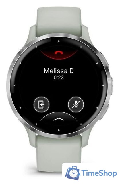 Умные часы Garmin Venu 3S (шалфей, с силиконовым ремешком) - Изображение №7 — Интернет-магазин Time-Shop