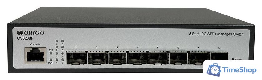 Управляемый коммутатор 2-го уровня Origo OS6208F/A1A - Изображение №1 — Интернет-магазин Time-Shop