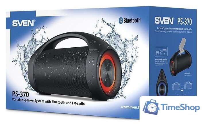 Беспроводная колонка SVEN PS-370 - Изображение №16 — Интернет-магазин Time-Shop