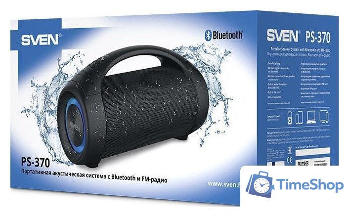 Беспроводная колонка SVEN PS-370 - Изображение №15 — Интернет-магазин Time-Shop