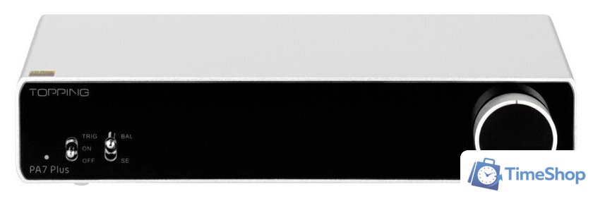 Усилитель мощности Topping PA7 Plus (серебристый) - Изображение №1 — Интернет-магазин Time-Shop