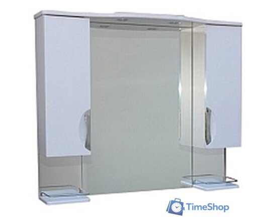  СанитаМебель Шкаф с зеркалом Камелия-14.45 Д3 (Белый) - Изображение №1 — Интернет-магазин Time-Shop