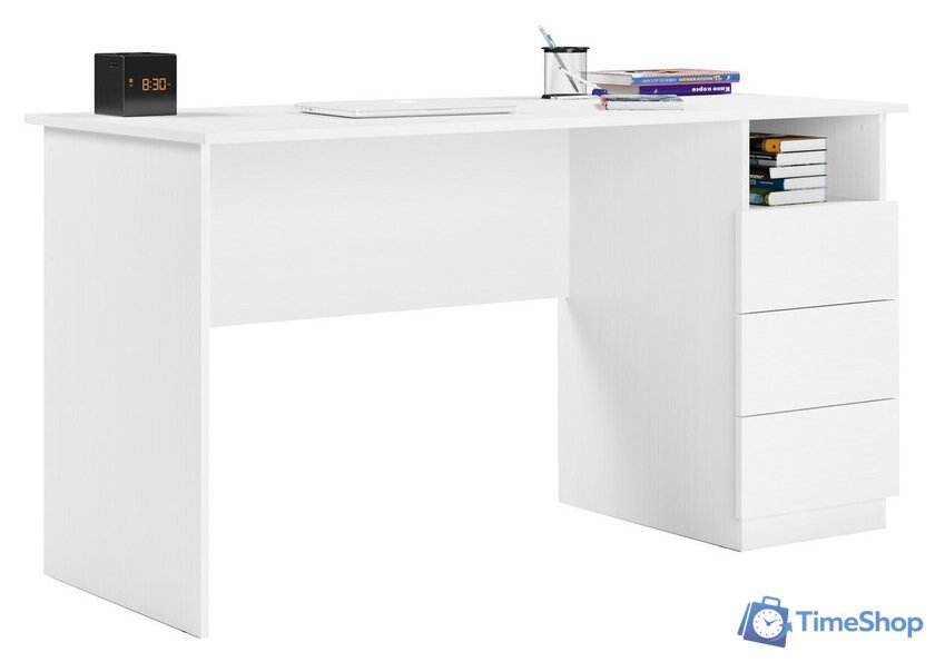 Стол Mio Tesoro Велия МВ-08 140х60 (белый) - Изображение №1 — Интернет-магазин Time-Shop