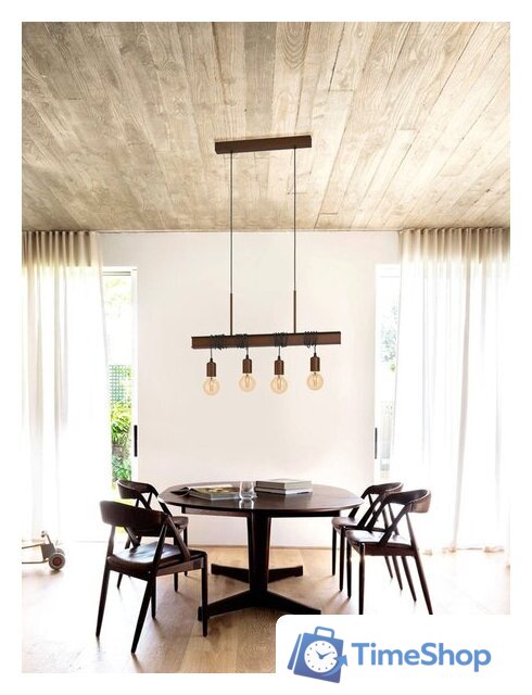 Подвесная люстра Eglo Townshend 4 43523 - Изображение №2 — Интернет-магазин Time-Shop