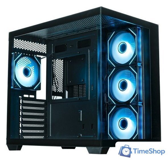 Корпус XASTRA QW500 4ARGB-C10-UC (черный) - Изображение №2 — Интернет-магазин Time-Shop