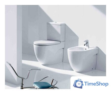 Унитаз напольный Roca Meridian-N Compacto (342248000) (без бачка, без сиденья) - Изображение №3 — Интернет-магазин Time-Shop