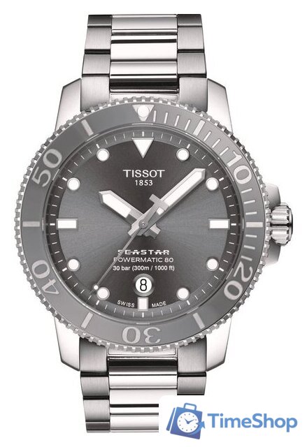Наручные часы Tissot Seastar 1000 Powermatic 80 T120.407.11.081.01 - Изображение №1 — Интернет-магазин Time-Shop