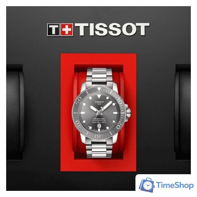 Наручные часы Tissot Seastar 1000 Powermatic 80 T120.407.11.081.01 - Изображение №4 — Интернет-магазин Time-Shop