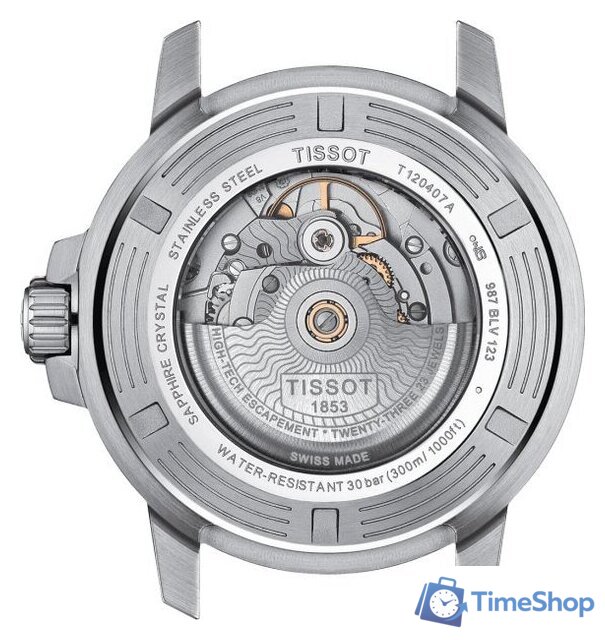 Наручные часы Tissot Seastar 1000 Powermatic 80 T120.407.11.081.01 - Изображение №2 — Интернет-магазин Time-Shop