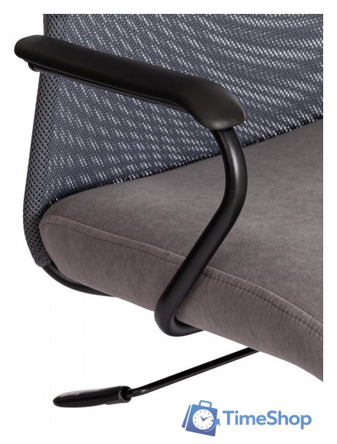 Офисное кресло TetChair Practic флок/кожзам (серый) - Изображение №8 — Интернет-магазин Time-Shop