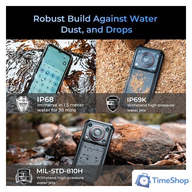 Телефон Oukitel WP36 (черный) - Изображение №8 — Интернет-магазин Time-Shop