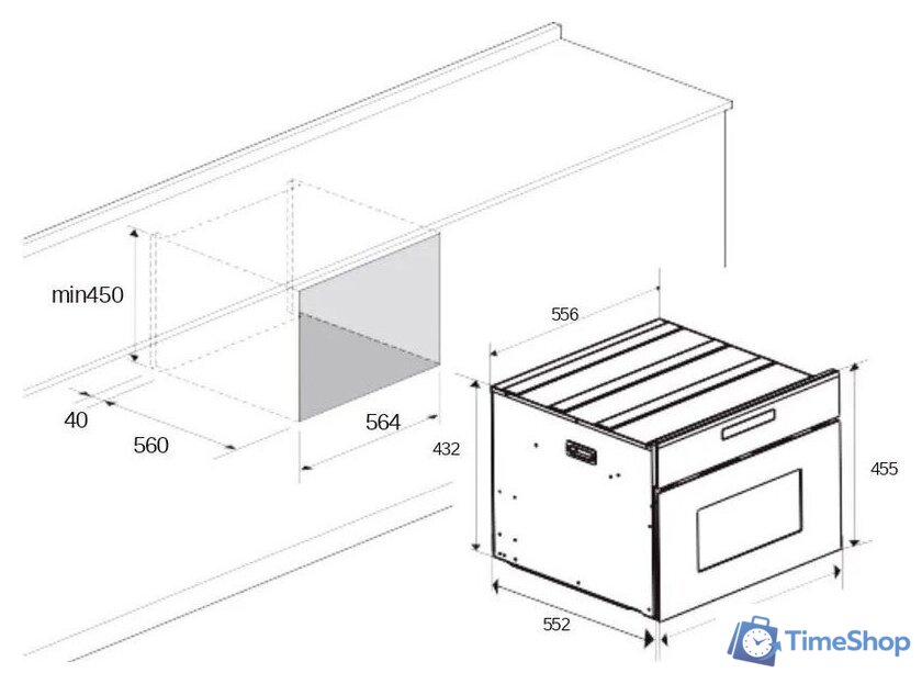 Микроволновая печь Meferi MEO608BK Microwave - Изображение №14 — Интернет-магазин Time-Shop