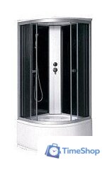 Душевая кабина Coliseum Simple T-80 (черный/тонированное стекло) - Изображение №1 — Интернет-магазин Time-Shop