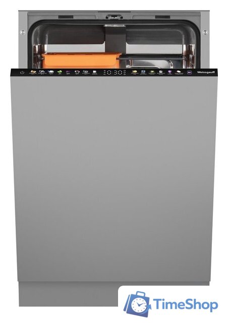 Встраиваемая посудомоечная машина Weissgauff BDW 4538 Touch Inverter Autoopen Timer Floor - Изображение №1 — Интернет-магазин Time-Shop
