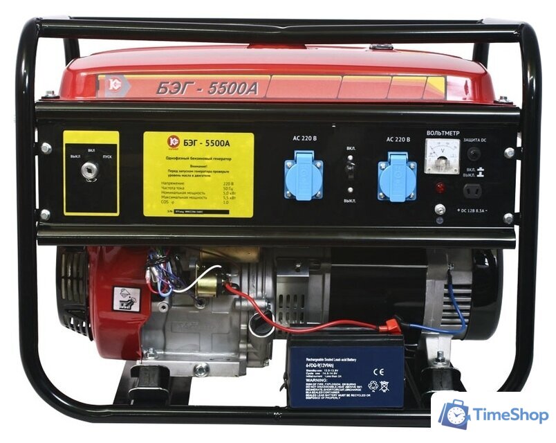 Бензиновый генератор Калибр БЭГ-5500А - Изображение №5 — Интернет-магазин Time-Shop