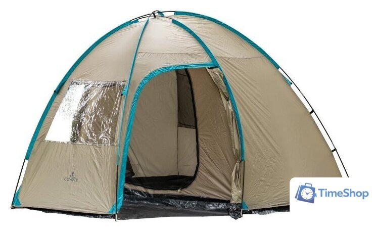 Кемпинговая палатка Coyote Vaal-4 v2 (песочный) - Изображение №1 — Интернет-магазин Time-Shop