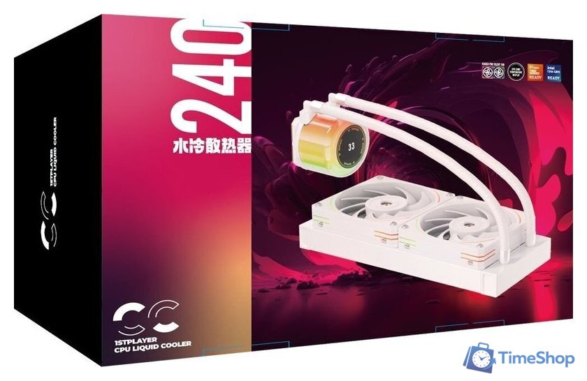 Система жидкостного охлаждения для процессора 1stPlayer CC 240 (белый) - Изображение №6 — Интернет-магазин Time-Shop