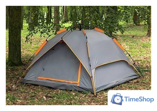 Треккинговая палатка Sundays ZC-TT035-3 (темно-серый/желтый) - Изображение №3 — Интернет-магазин Time-Shop
