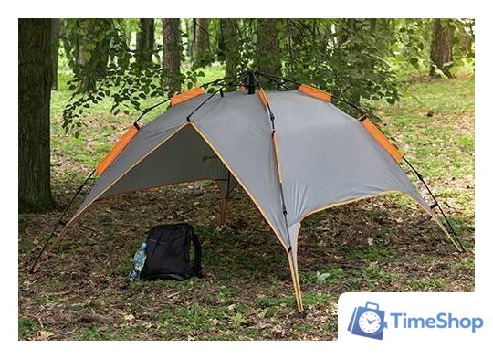 Треккинговая палатка Sundays ZC-TT035-3 (темно-серый/желтый) - Изображение №8 — Интернет-магазин Time-Shop