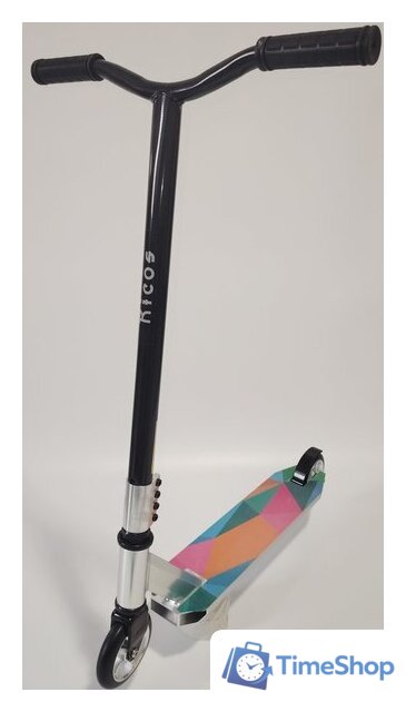 Трюковый самокат Ricos Fury JL-302A (серебристый) - Изображение №1 — Интернет-магазин Time-Shop