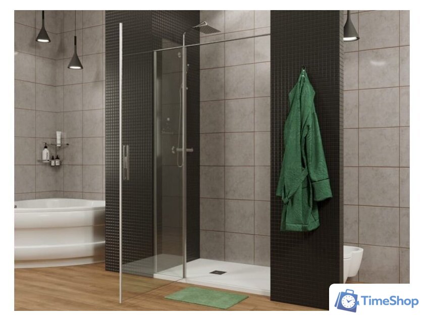 Душевая дверь Allen Brau Priority 3.31038.BA 294067 (серебро браш) - Изображение №12 — Интернет-магазин Time-Shop