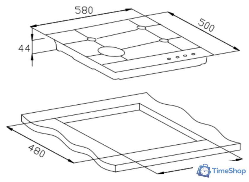 Варочная панель Weissgauff HGG 641 XH - Изображение №4 — Интернет-магазин Time-Shop
