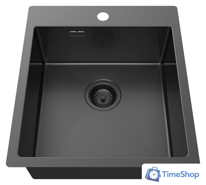 Кухонная мойка ZorG ZRN 5045 Premium PVD Gunblack - Изображение №2 — Интернет-магазин Time-Shop