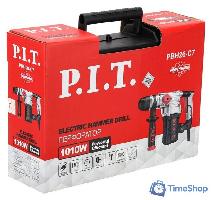 Перфоратор P.I.T. PBH26-C7 (кейс) - Изображение №4 — Интернет-магазин Time-Shop