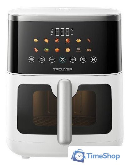 Аэрогриль (аэрофритюрница) Trouver Air Fryer FD10 Pro Max (белый) - Изображение №1 — Интернет-магазин Time-Shop
