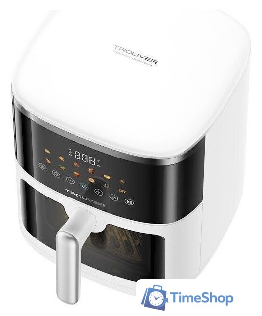 Аэрогриль (аэрофритюрница) Trouver Air Fryer FD10 Pro Max (белый) - Изображение №13 — Интернет-магазин Time-Shop