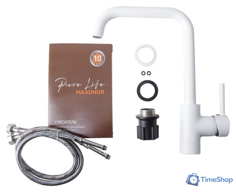 Смеситель Maxonor Pure Life PL4087-8 - Изображение №4 — Интернет-магазин Time-Shop