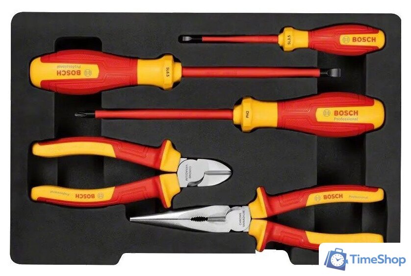 Электромонтажный набор Bosch 1600A02NG2 (5 предметов) - Изображение №1 — Интернет-магазин Time-Shop