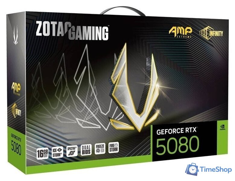 Видеокарта ZOTAC Gaming GeForce RTX 5080 AMP Extreme Infinity ZT-B50800B-10P - Изображение №8 — Интернет-магазин Time-Shop