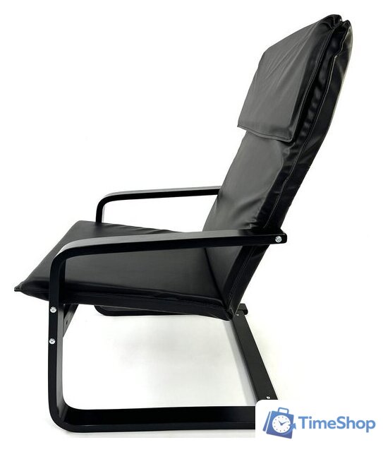 Интерьерное кресло Calviano Soft 1 (черный PU) - Изображение №3 — Интернет-магазин Time-Shop