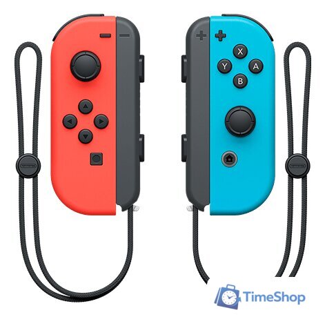 Геймпад Nintendo Joy-Con (неоновый красный/неоновый синий) - Изображение №1 — Интернет-магазин Time-Shop