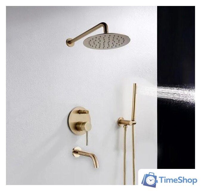 Душевая система  Rea Lungo REA-P4125 (золотой) - Изображение №2 — Интернет-магазин Time-Shop