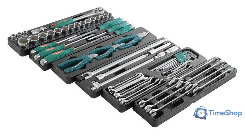 Универсальный набор инструментов Jonnesway C-3DH262 (62 предмета) - Изображение №3 — Интернет-магазин Time-Shop